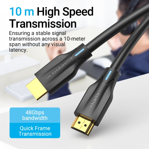 Imagen extra Vention Cable HDMI Macho a HDMI Macho 2.1 8K - 5m - 