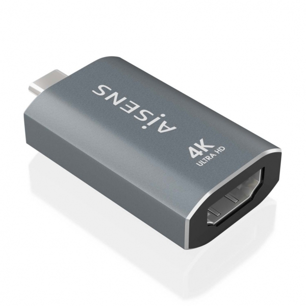 Imagen extra Aisens Conversor USB-C a HDMI 2.0 - Carcasa de Aluminio - 4K@60Hz - 48 Bit/Px - Ancho de Banda 18Gbps - Soporta HDCP - 