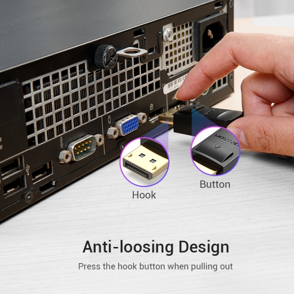 Imagen extra Cable Conversor Displayport Macho a HDMI Macho - 3 metros