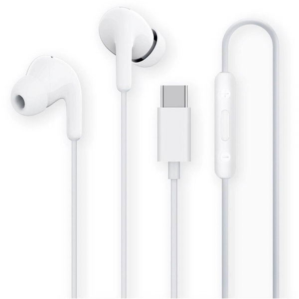 Xiaomi Mi Dual Driver Earphones Auriculares USB-C con Microfono Blanco