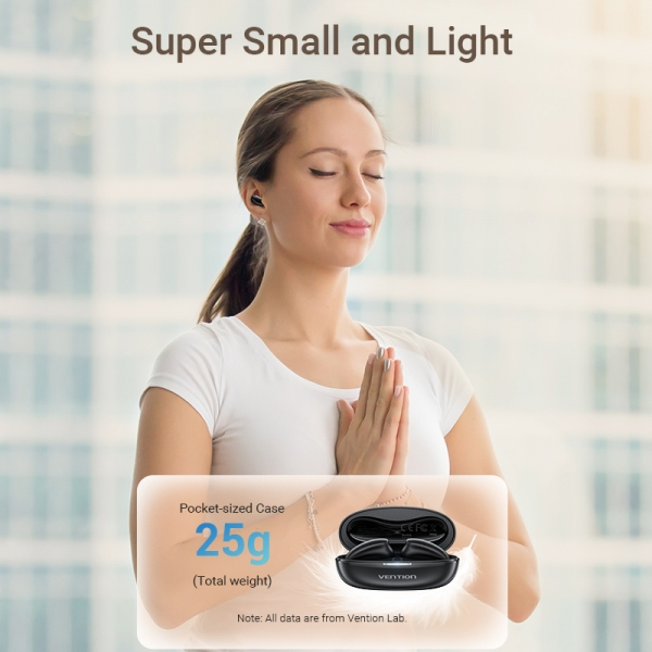 Imagen extra Vention Auriculares Bluetooth 5.3 con 8h Autonomia - Tiny T11 - Blanco