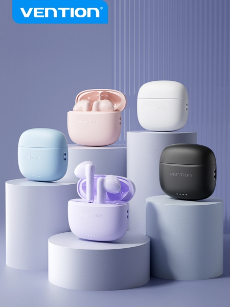 Imagen extra Vention Auriculares Bluetooth 5.3 con 6h Autonomia - Elf E03 - Azul