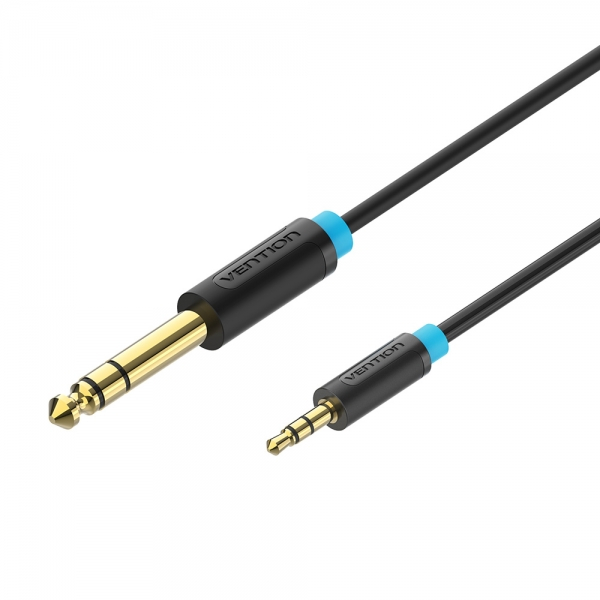 Imagen extra Cable Estereo Jack 6.5mm Macho a Jack 3.5mm Macho - 2 metros 