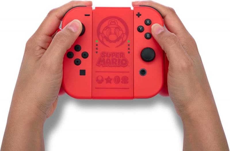 Imagen extra PowerA Comfort Grip Joy-Con para Nintendo Switch - Super Mario Red