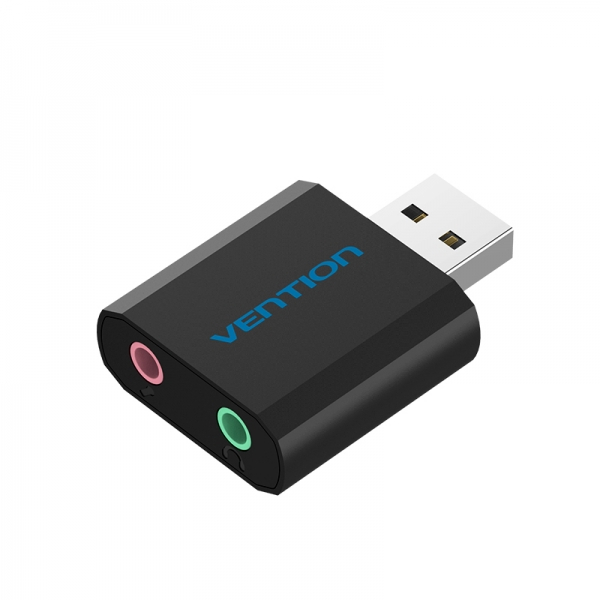 Imagen extra Vention Tarjeta de Sonido 2.1 USB - Negro