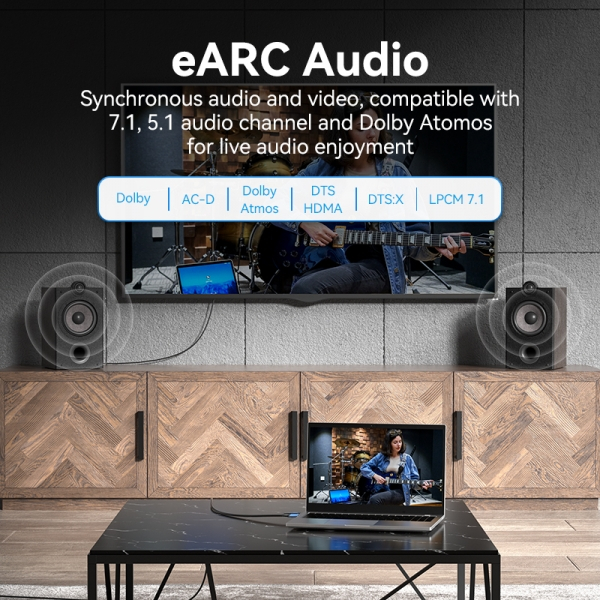 Imagen extra Vention Cable HDMI Macho a HDMI Macho 2.1 8K - 3m - Azul