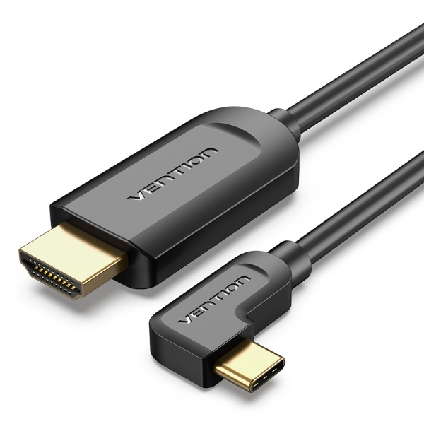 Vention Cable USB-C Macho a HDMI 2.0 Macho Angulo Recto - 1.5m - 