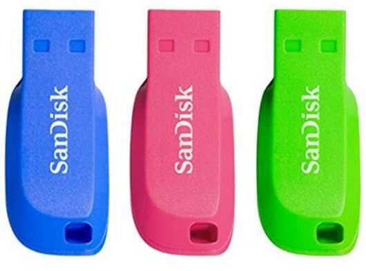 PACK 3 Pendrive Sandisk Cruzer Blade Memoria USB 2.0 32GB