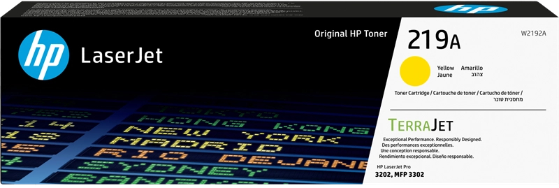 HP W2192A Amarillo Toner Original 219A