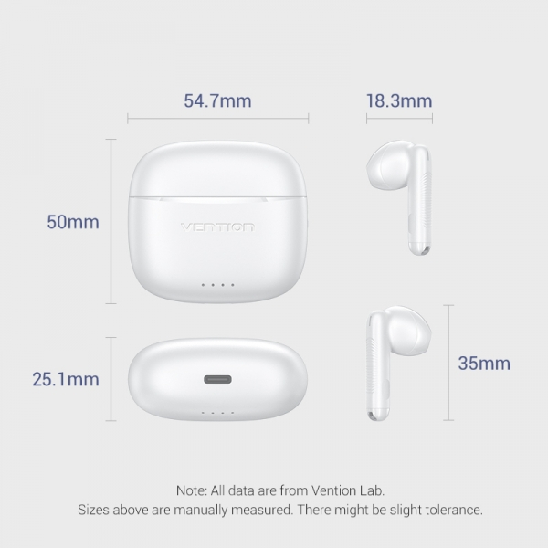 Imagen extra Vention Auriculares Bluetooth 5.3 con 6h Autonomia - Elf E03 - Azul