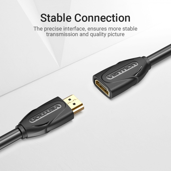 Imagen extra Vention Cable Alargador HDMI Hembra a HDMI Hembra 4K 2.0 - 0.50m - 