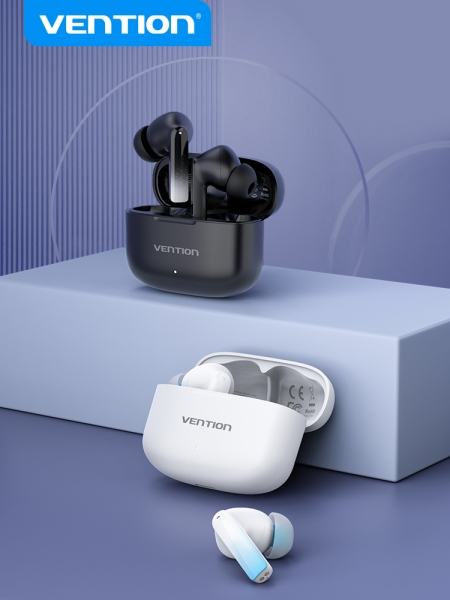 Imagen extra Vention Auriculares Bluetooth 5.3 con 6h Autonomia ELF E04 - Blanco