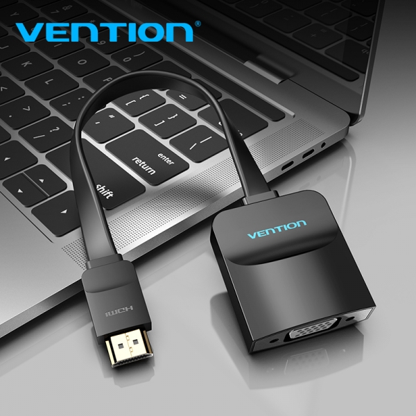 Imagen extra Vention Cable Conversor HDMI Macho a VGA Hembra con Jack 3.5mm - 15cm - 