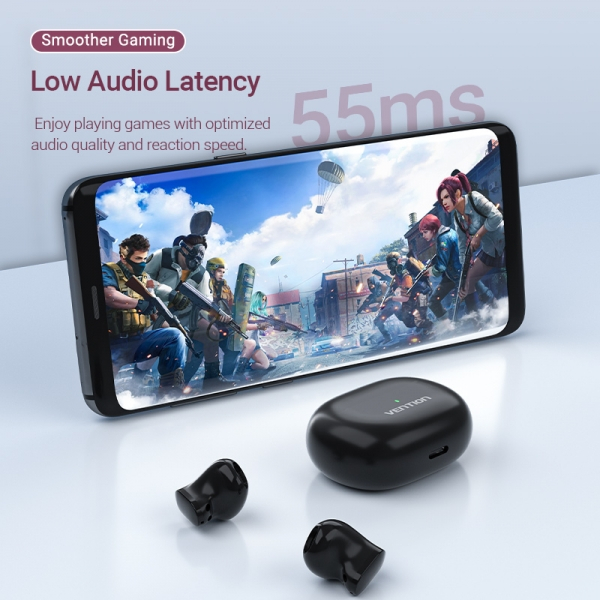 Imagen extra Vention Auriculares Bluetooth 5.3 con 6h Autonomia - Tiny T12 - Blanco