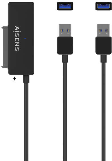 Imagen extra Adaptador SATA a USB-A 3.1 para Discos SATA con alimentacion