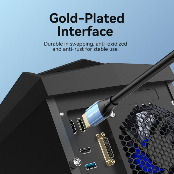 Imagen extra Vention Cable HDMI Macho a HDMI Macho 2.0 4K - 0.75m - Azul