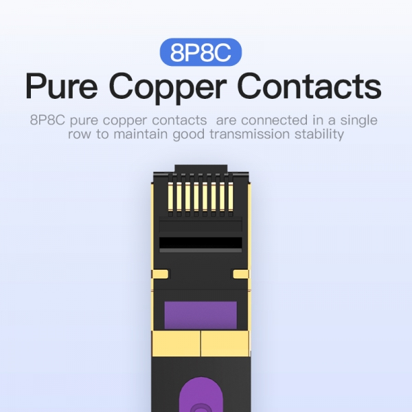 Imagen extra Vention Cable de Red STP RJ45 Cat.7 de 1m - Negro