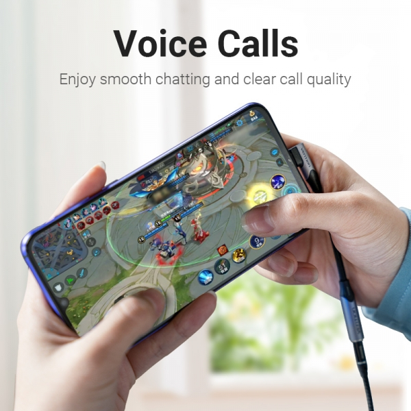 Imagen extra Adaptador USB-C Macho a Jack 3.5mm Hembra en Angulo Recto - 10 cm