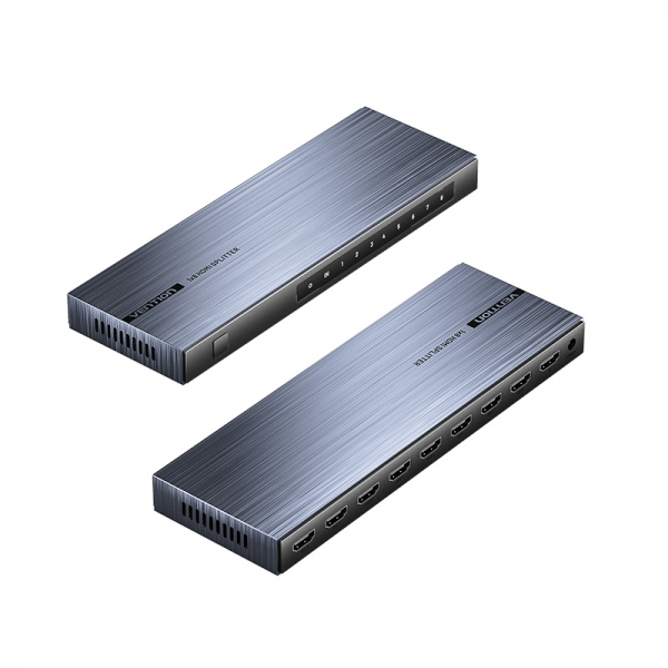 Imagen extra Vention Splitter HDMI 2.0 1x8 - 4K - Aluminio Negro