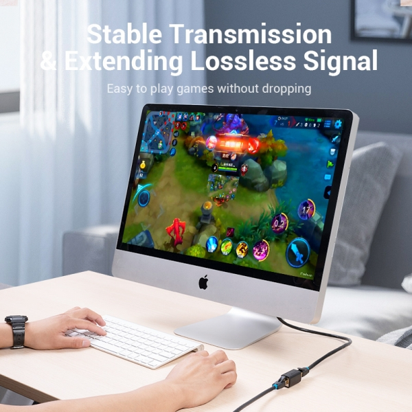 Imagen extra Vention Adaptador Conector RJ45 Cat7 FTP Hembra a Hembra - Color Negro