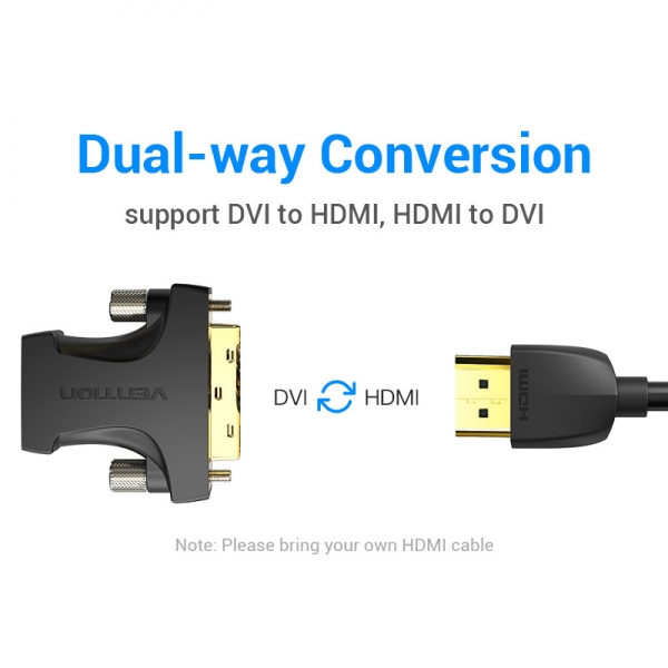 Imagen extra Adaptador HDMI (Hembra) a DVI (macho)