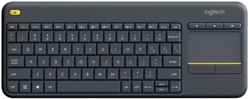 Logitech K400 PLUS TOUCH Inalambrico con Raton tactil