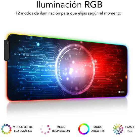 Imagen extra Subblim Alfombrilla de Escritorio Avanzada 80x30 cm (grosor 4mm)