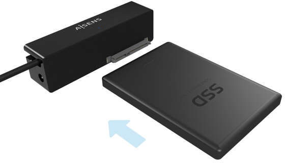 Imagen extra Adaptador SATA a USB-C para Discos SATA con alimentacion