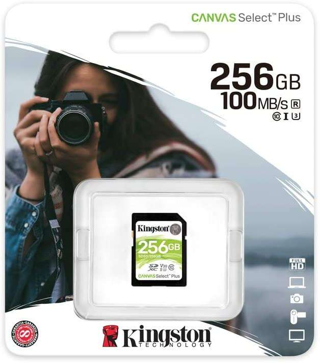 Imagen extra Kingston Tarjeta SDXC 256GB UHS-I Clase 10 100MB/s Canvas Select Plus