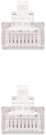 Imagen extra Nanocable Cable de Red Latiguillo RJ45 Cat.6 UTP AWG24 25cm