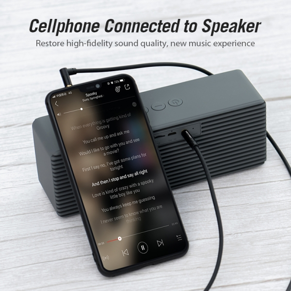 Imagen extra Cable Estereo Jack 3.5mm Macho-Macho - 1.5 metros 