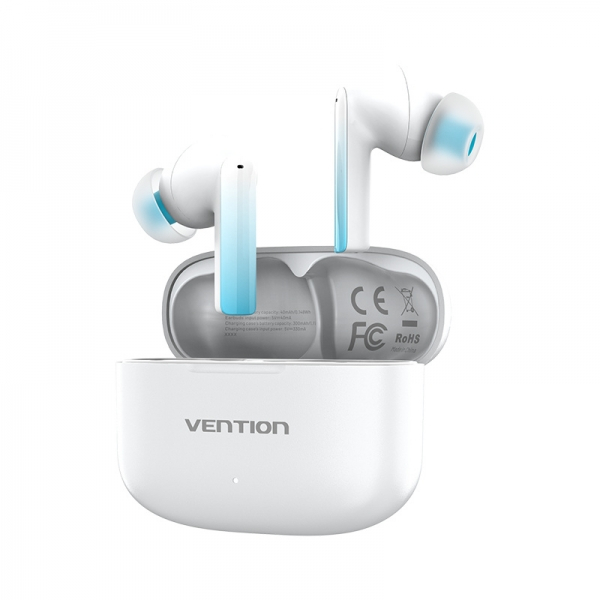 Imagen extra Vention Auriculares Bluetooth 5.3 con 6h Autonomia ELF E04 - Blanco