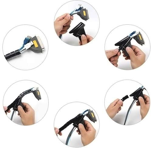 Imagen extra Aisens Organizador De Cable En Espiral 3 metros - Negro