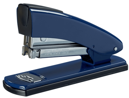 Petrus 2001 Grapadora Metalica Retro (Grapa hasta 30 Hojas). Azul