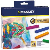 PASTEL SUAVE BARRA MANLEY 24 COLORES