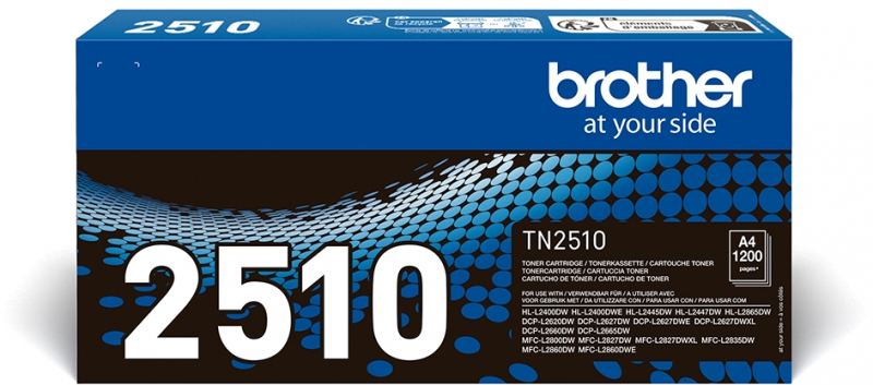 Brother TN2510 Negro Toner Original TN2510