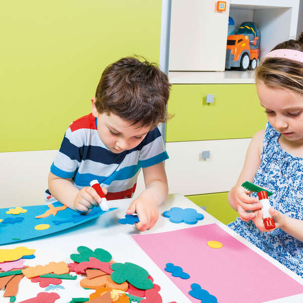 Imagen extra PACK 5 Goma Eva Azul Claro 60x40 cm