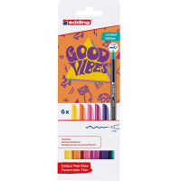 PACK 6 Edding 1200 Good Vibes Rotuladores - Colores Surtidos