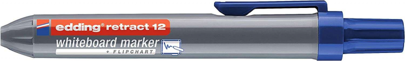Imagen extra Edding Retract 12 Rotulador para Pizarra Blanca Retractil - Punta Redonda - Trazo entre 1.5 y 3mm - Recargable - Secado Rapido -