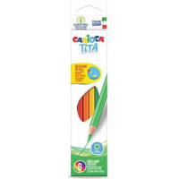 Carioca Tita Pack de 6 Lapices de Colores - Hexagonales