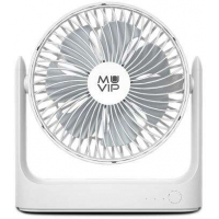 Muvip Ventilador de Sobremesa Portatil 5.5W 18cm, Autonomia hasta 15h