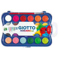 Giotto - Estuche de 24 Acuarelas de 30mm + Pincel