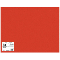 PACK 25 Cartulinas 50x65 cm 180gr ROJO. 