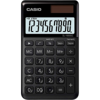 Casio SL-1000SC Calculadora de Bolsillo - Pantalla Extragrande de 10 Digitos - Negro