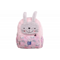 Oxford Kids Mochila Infantil 8.5L Tacto Suave Peluche - de Conejo Bunbun - para Niños Pequeños 