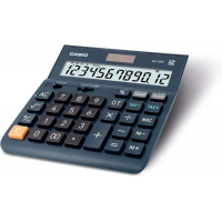 Casio DH-12ET Calculadora de Sobremesa - Pantalla Extragrande de 12 Digitos - Azul Oscuro