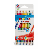 Carioca Pack de 12 Lapices Triangulares - Mina de Alta Calidad