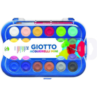 Giotto - Estuche de 24 Acuarelas Mini 23mm. Colores Luminosos