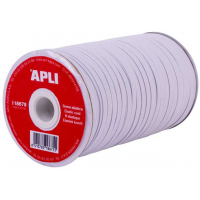 Apli Bobina de Cuerda Elastica Plana 5mmx100m - Facil de Cortar y Atar