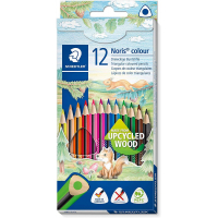CAJA 12 Lapices de colores Staedtler Noris Colour triangulares